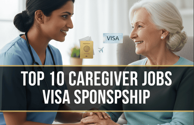 top 10 caregevier jobs with visa sponsorship