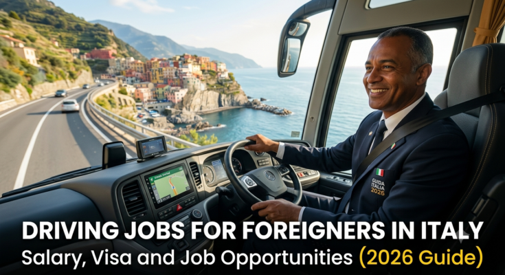 Driving Jobs for Foreigners in Italy– Salary, Visa and Job Opportunities(2026 Guide)