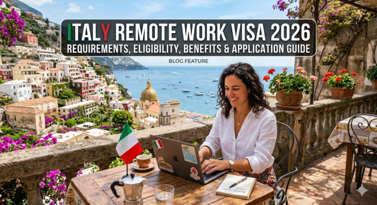 Italy Remote Work Visa 2026: Requirements, Eligibility, Benefits & Application Guide